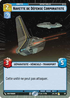 Navette de Défense Corporatiste