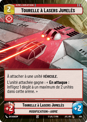 Tourelle à Lasers Jumelés