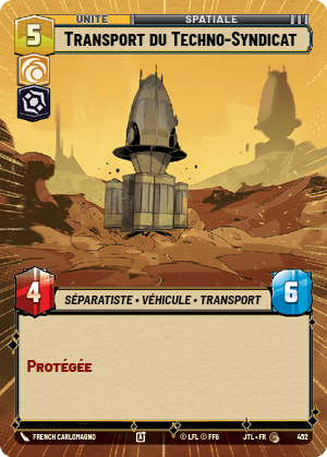 Transport du Techno-Syndicat