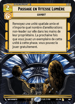 Passage en Vitesse Lumière