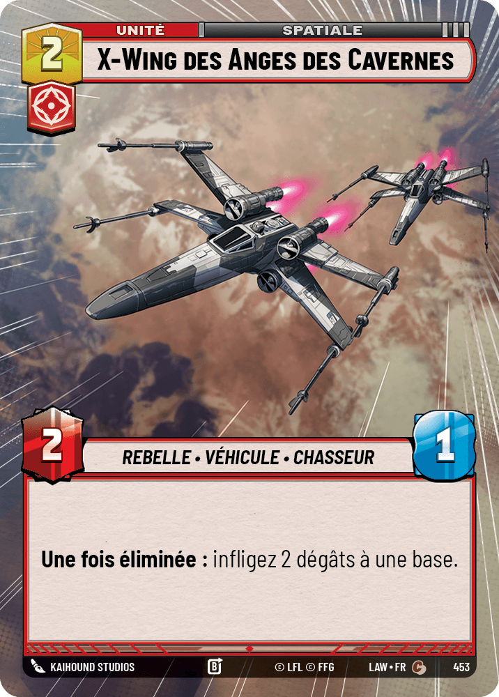 X-Wing des Anges des Cavernes