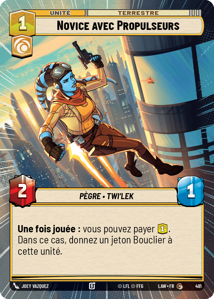 Novice avec Propulseurs