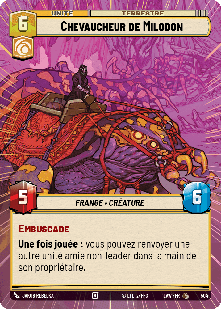 Chevaucheur de Milodon