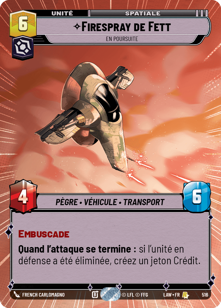Firespray de Fett