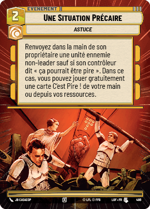 Une Situation Précaire