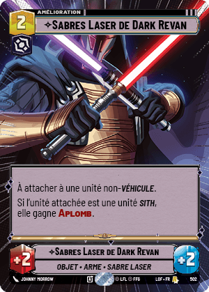 Sabres Laser de Dark Revan