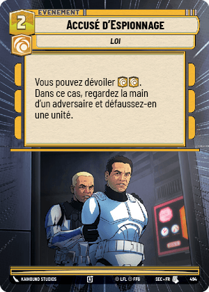 Accusé d'Espionnage