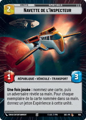 Navette de l'Inspecteur