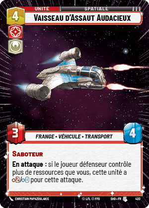 Vaisseau d'Assaut Audacieux
