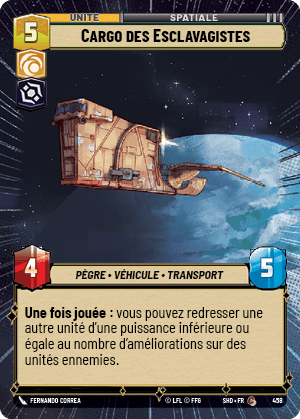 Cargo des Esclavagistes