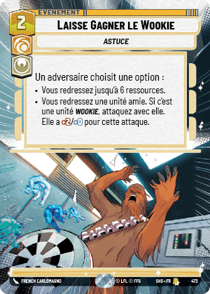 Laisse Gagner le Wookie
