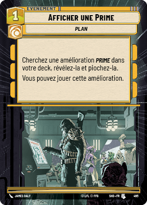 Afficher une Prime