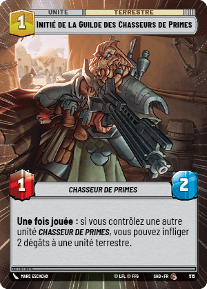 Initié de la Guilde des Chasseurs de Primes