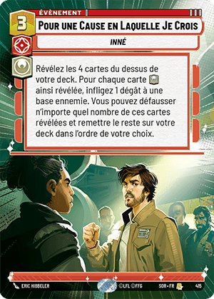 Pour une Cause en Laquelle Je Crois