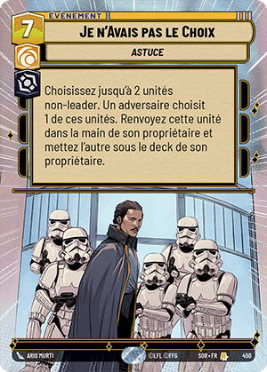 Je n'Avais pas le Choix