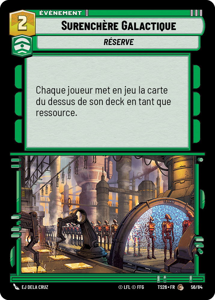 Surenchère Galactique