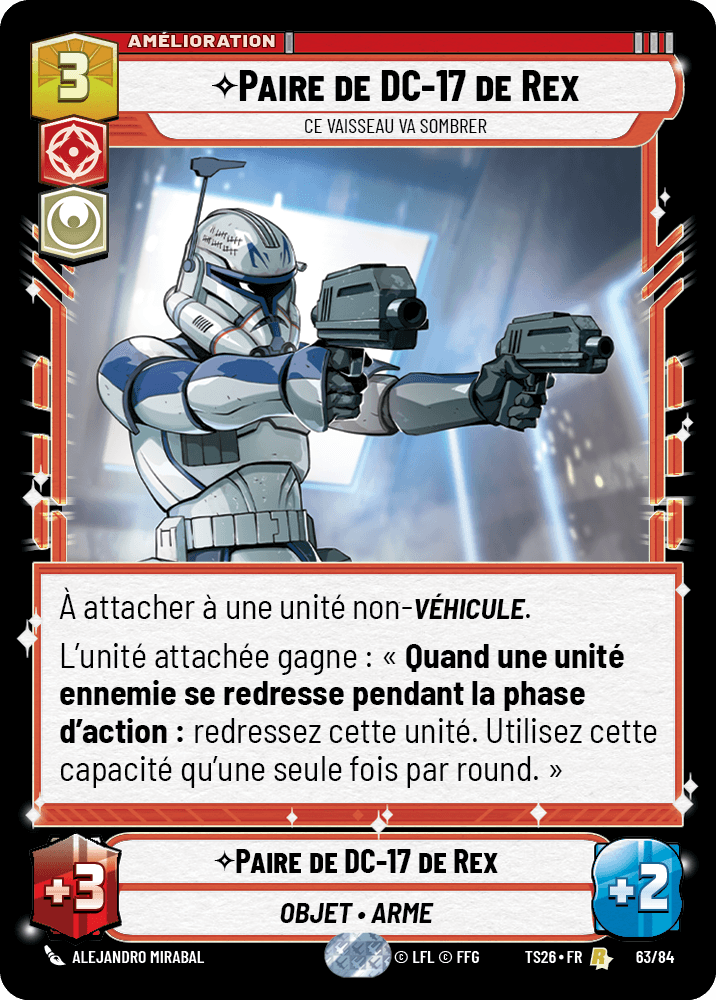 Paire de DC-17 de Rex