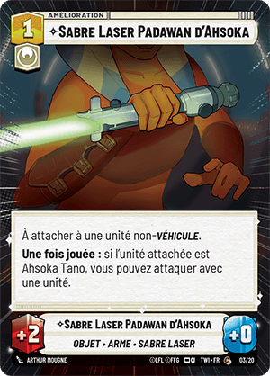 Sabre Laser Padawan d'Ahsoka