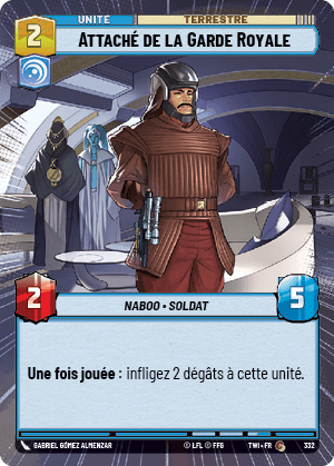 Attaché de la Garde Royale