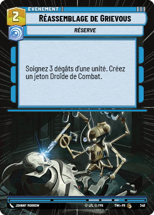 Réassemblage de Grievous