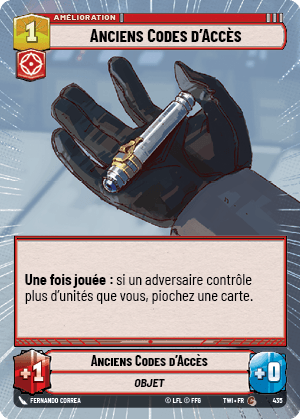Anciens Codes d'Accès