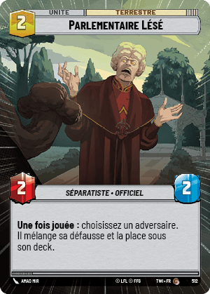 Parlementaire Lésé